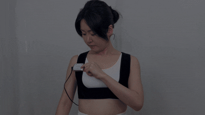 약손드림 조끼형 어깨 EMS 저주파 마사지기 안마기 뭉침 결림 보호대 자세교정