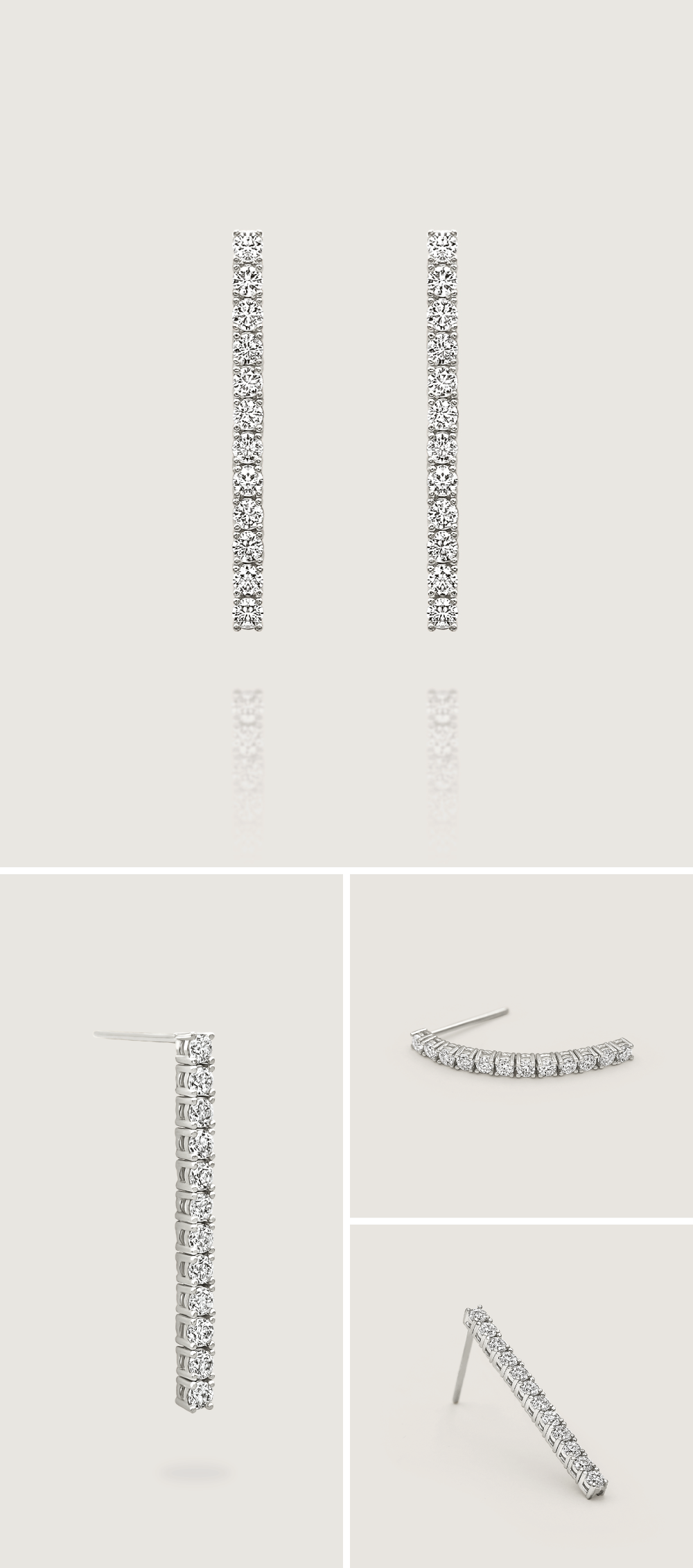 Bright Drop Earring (2.0mm)