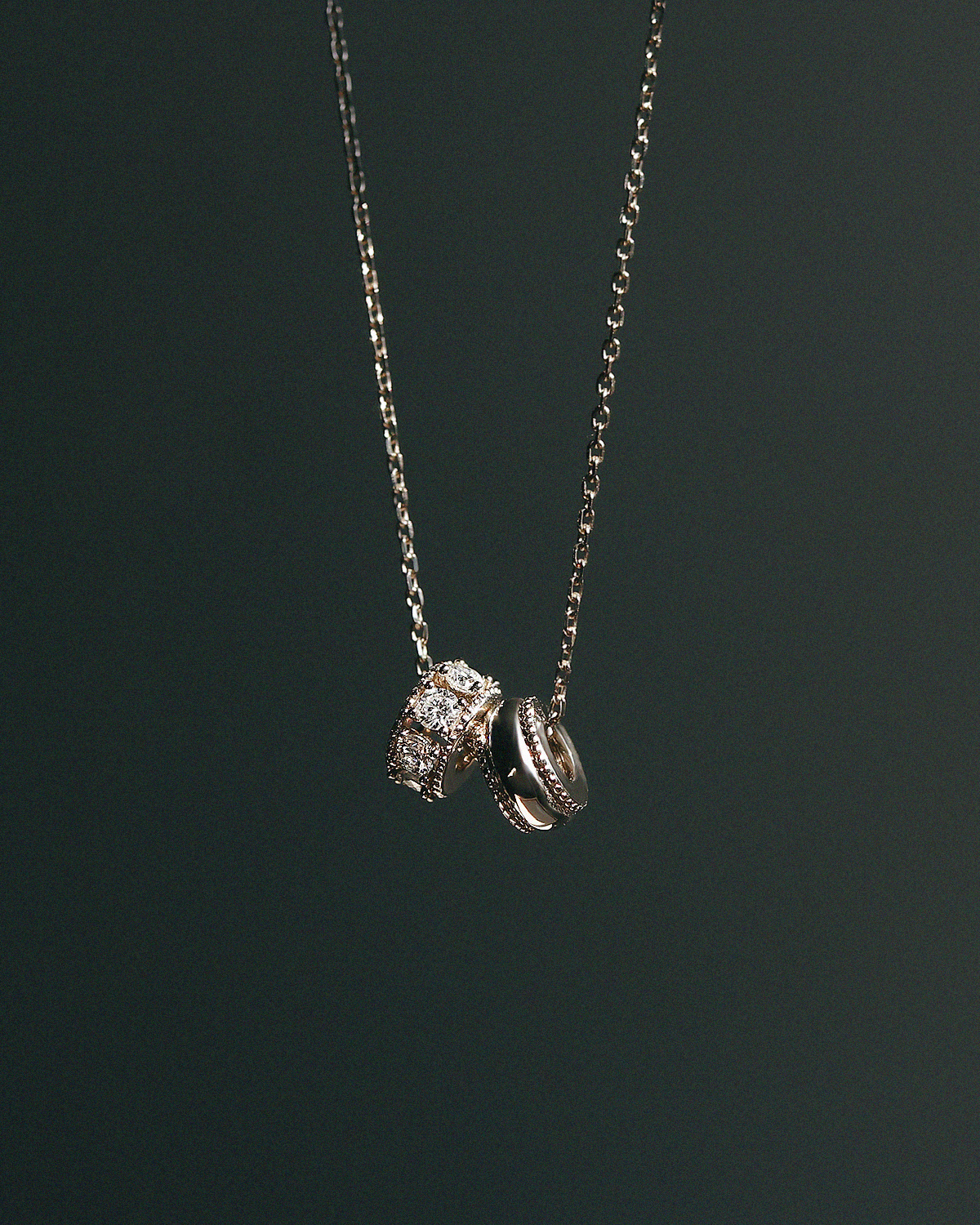 Duet Necklace (Diamond)