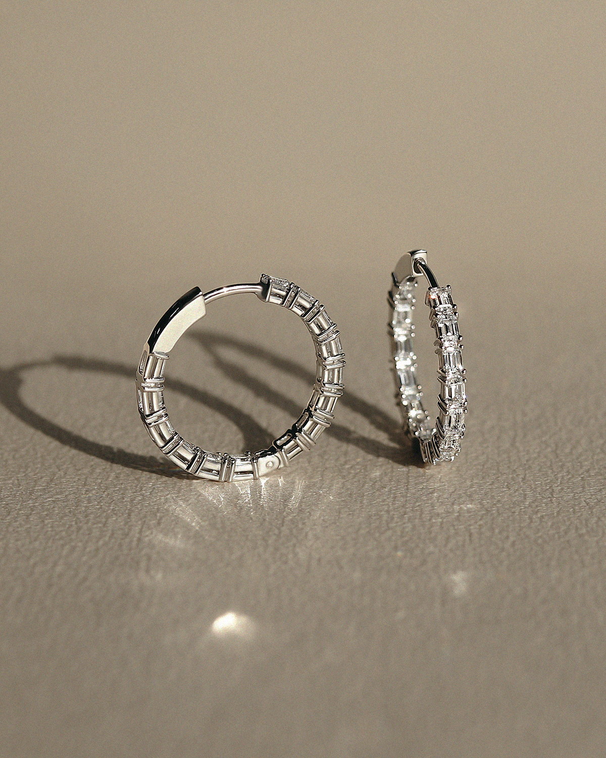 Lake Tennis Hoop Earring L