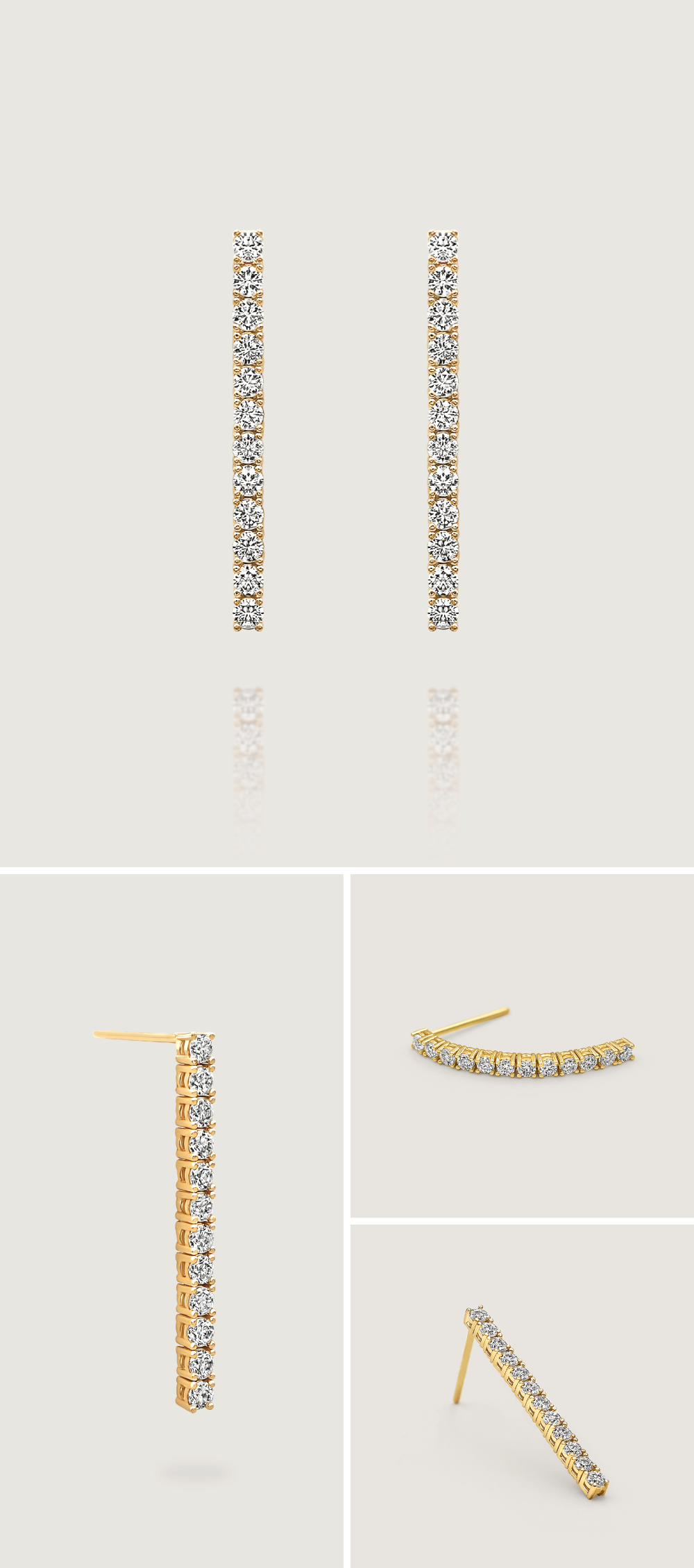 Bright Drop Earring (2.0mm)