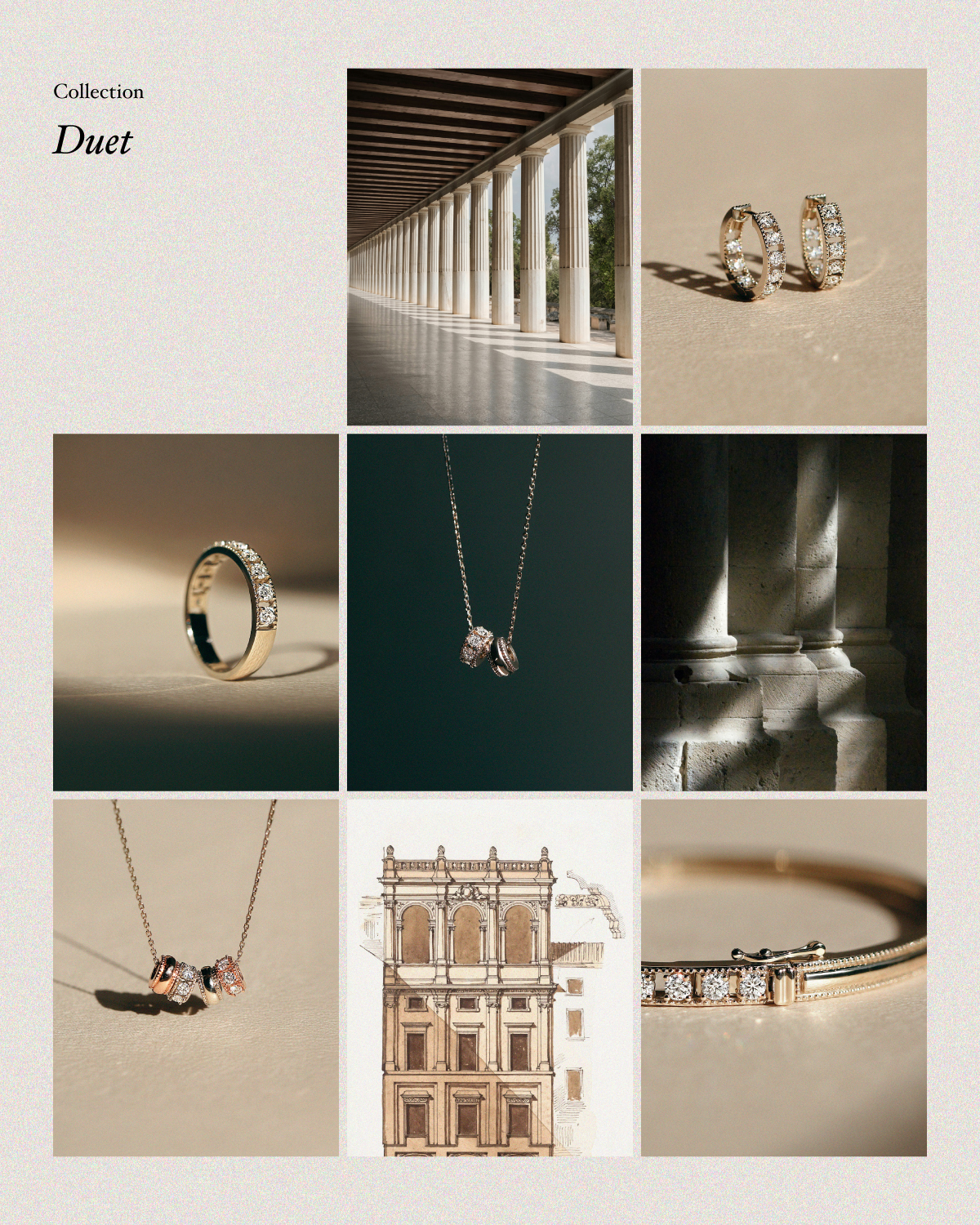 Duet Hoop Earring
