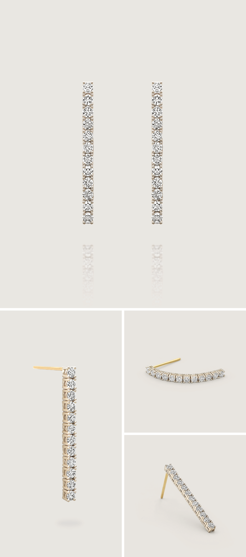 Bright Drop Earring (2.0mm)