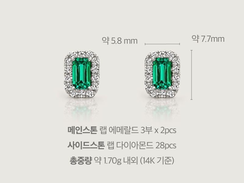 Lake Carat Earring