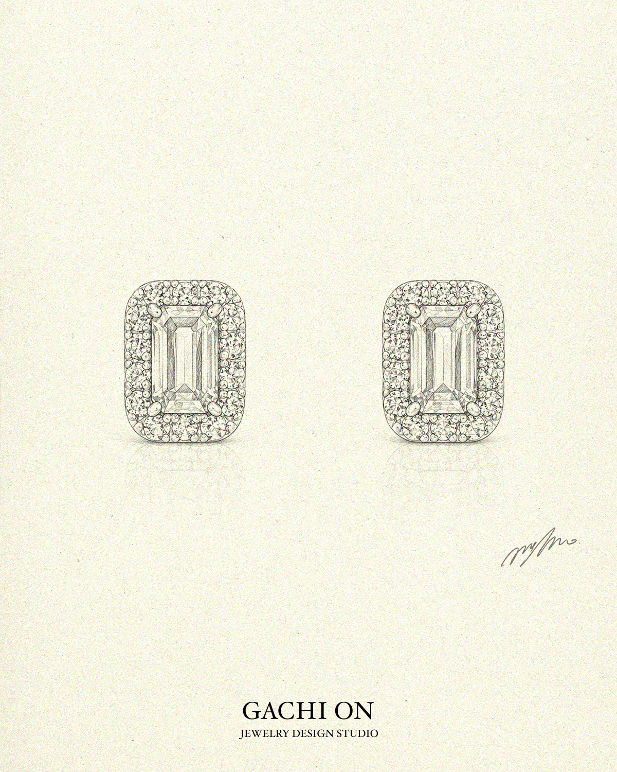 Lake Carat Earring