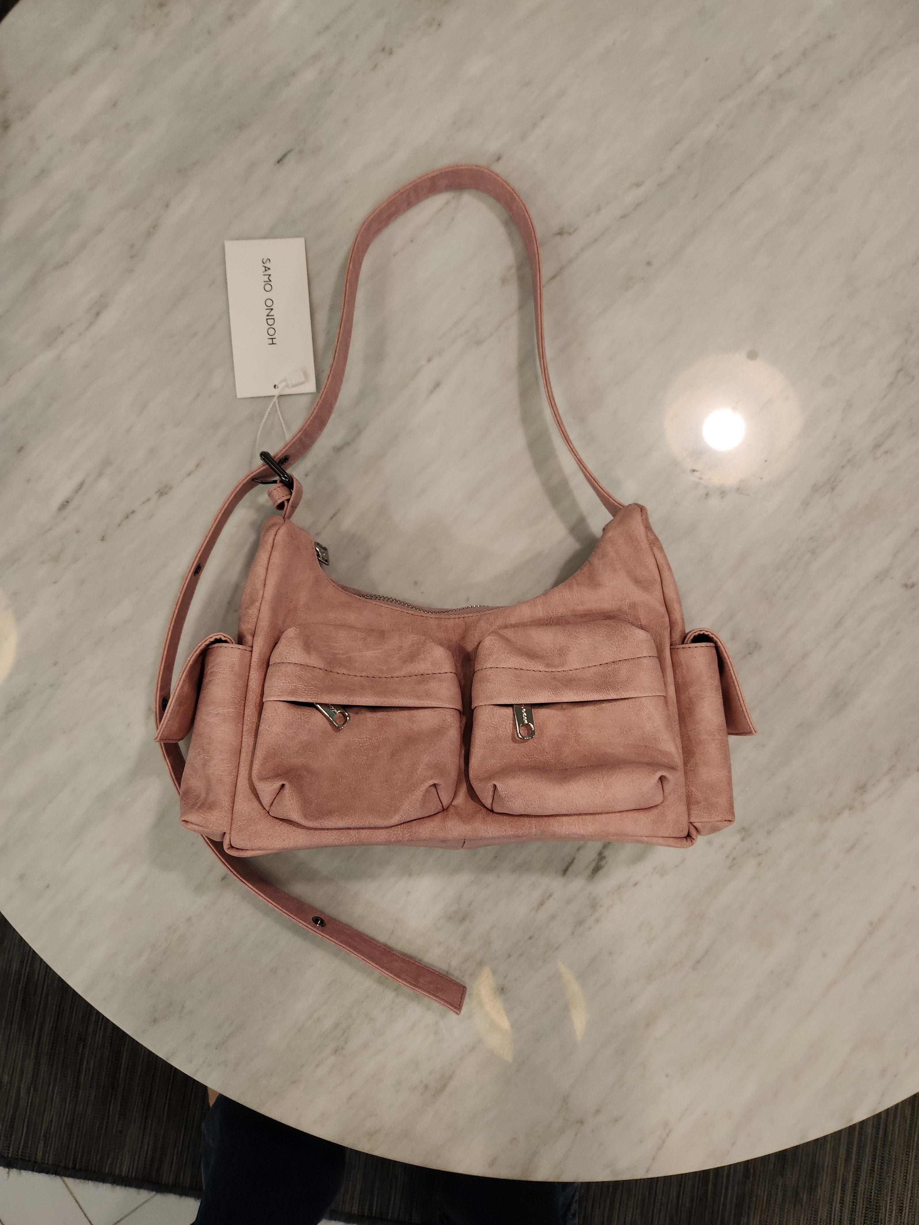 포켓 머그백 pocket mug bag M brushed pink : SAMO ONDOH