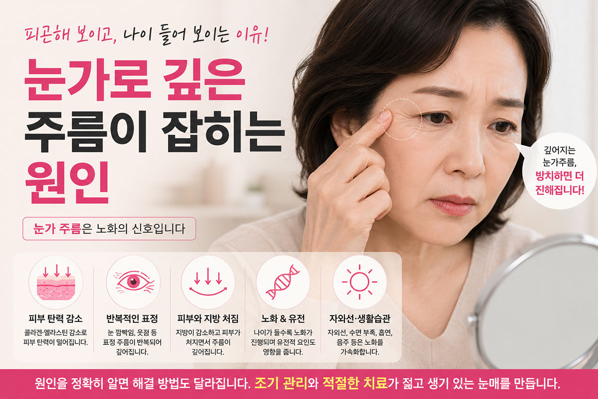 눈가주름 원인