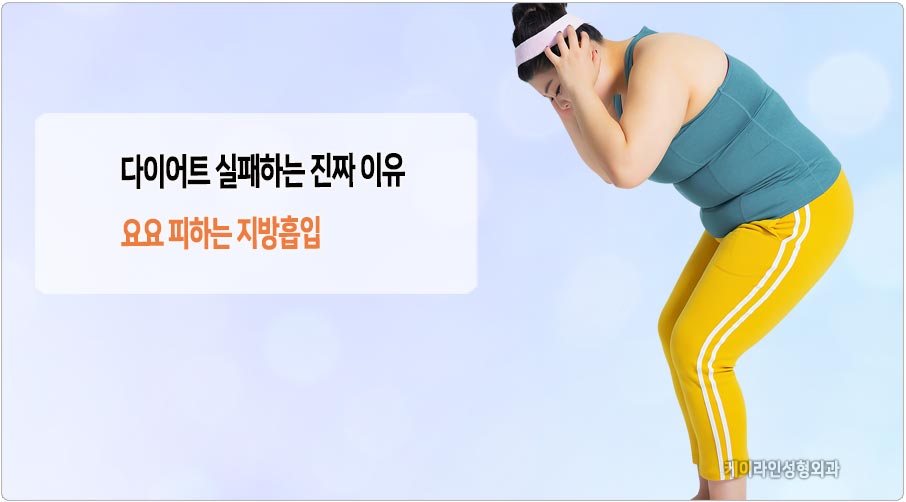 다이어트 실패 이유와 지방흡입 필요성