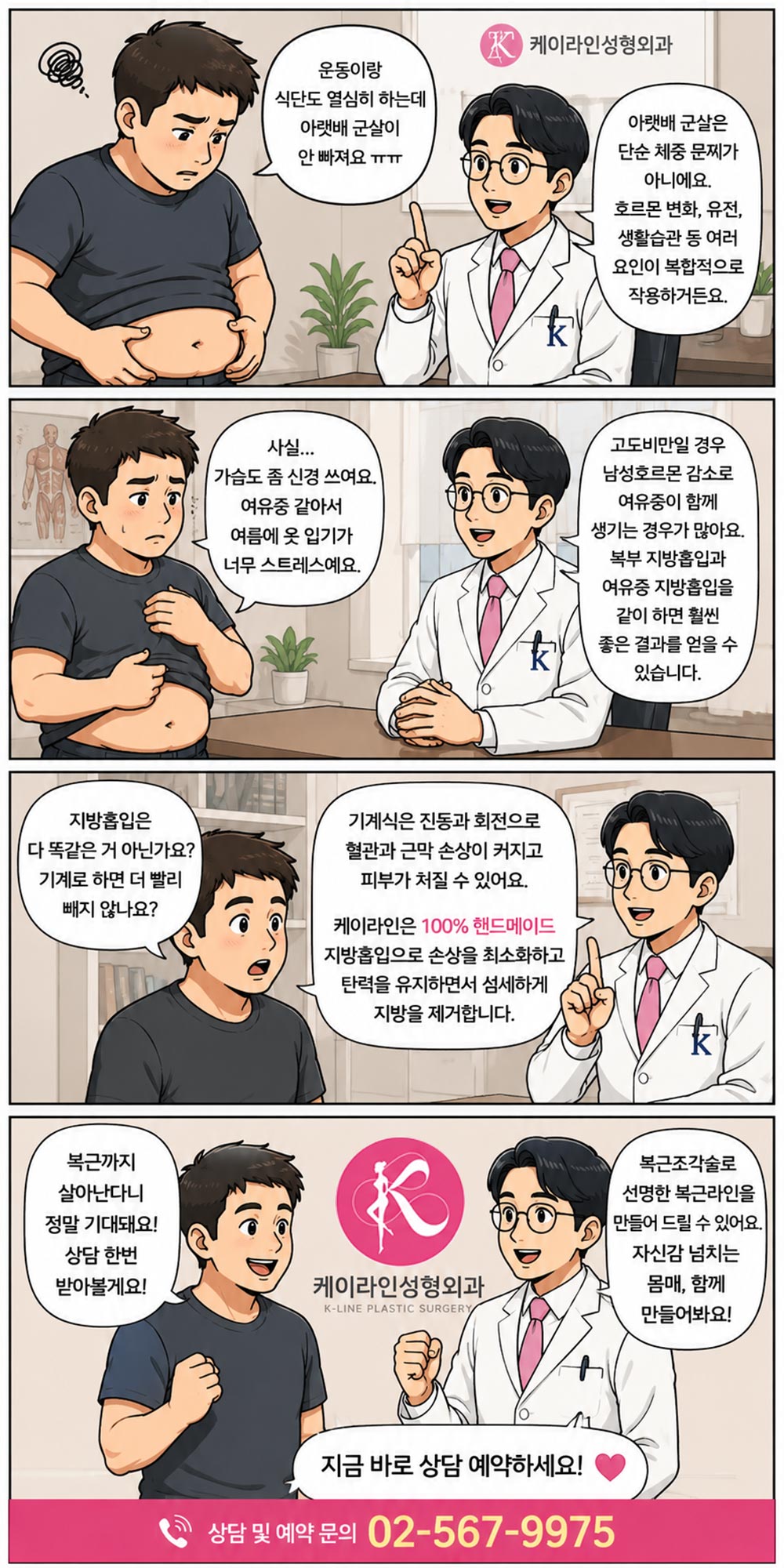 남자 지방흡입이 늘어나는 이유