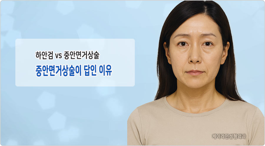 하안검과 중안면거상술 차이점