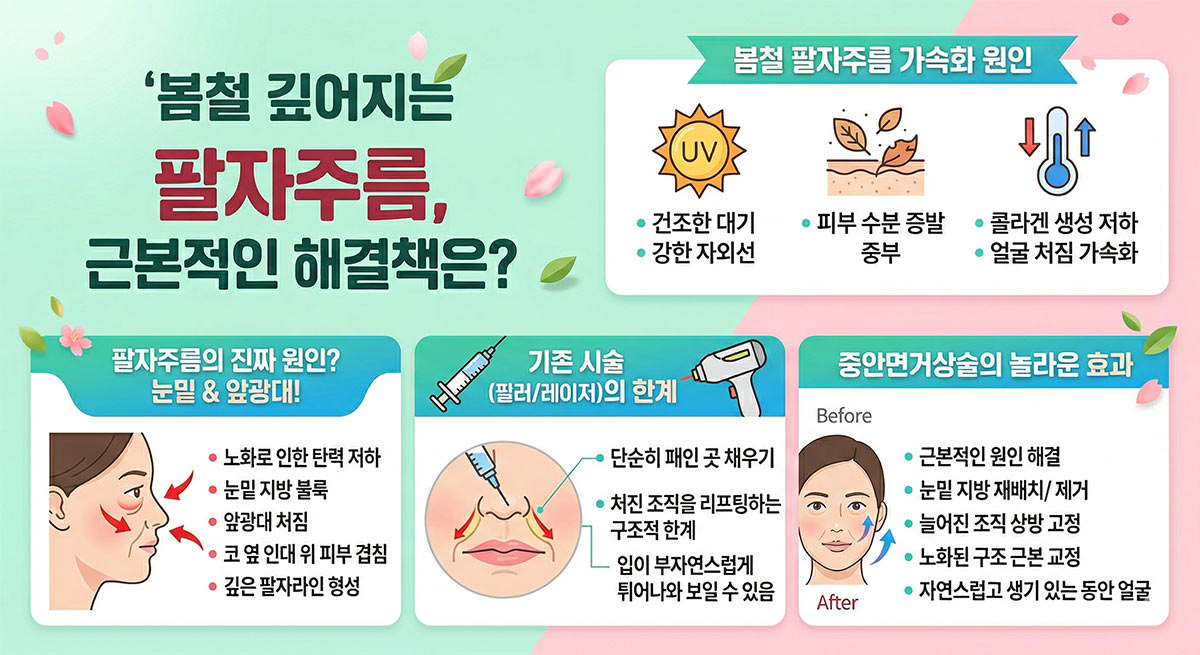 팔자주름 중안면거상술 장점