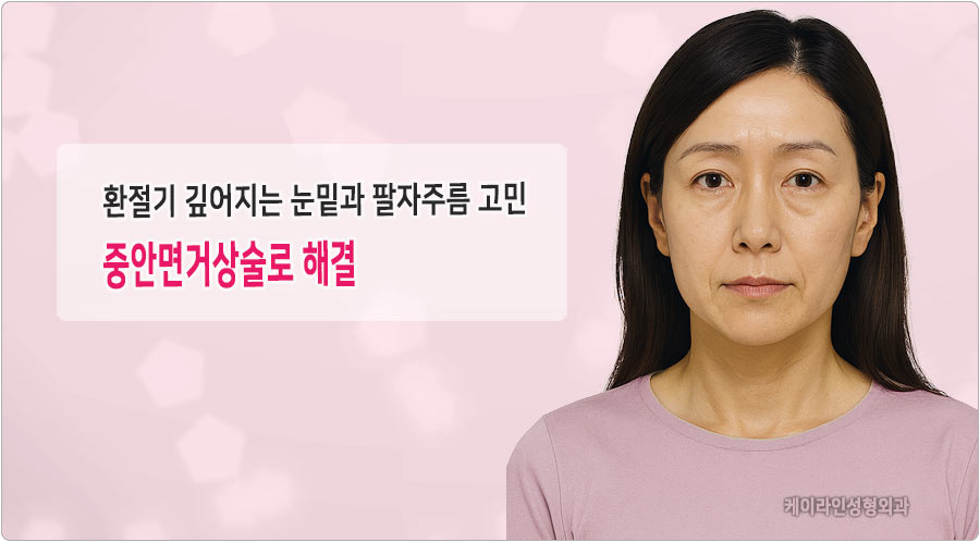 환절기 눈밑과 팔자주름 개선 방법
