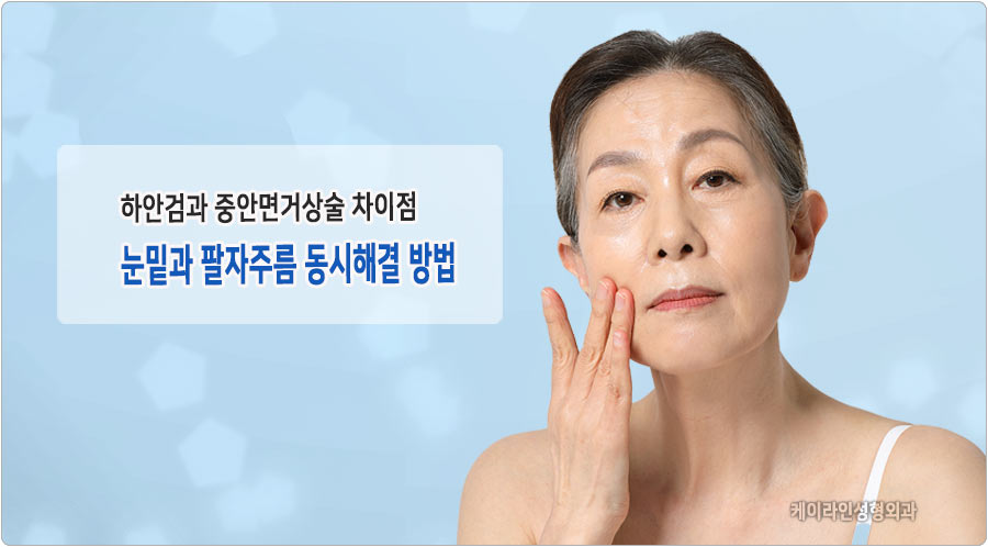 하안검과 중안면거상술 차이점