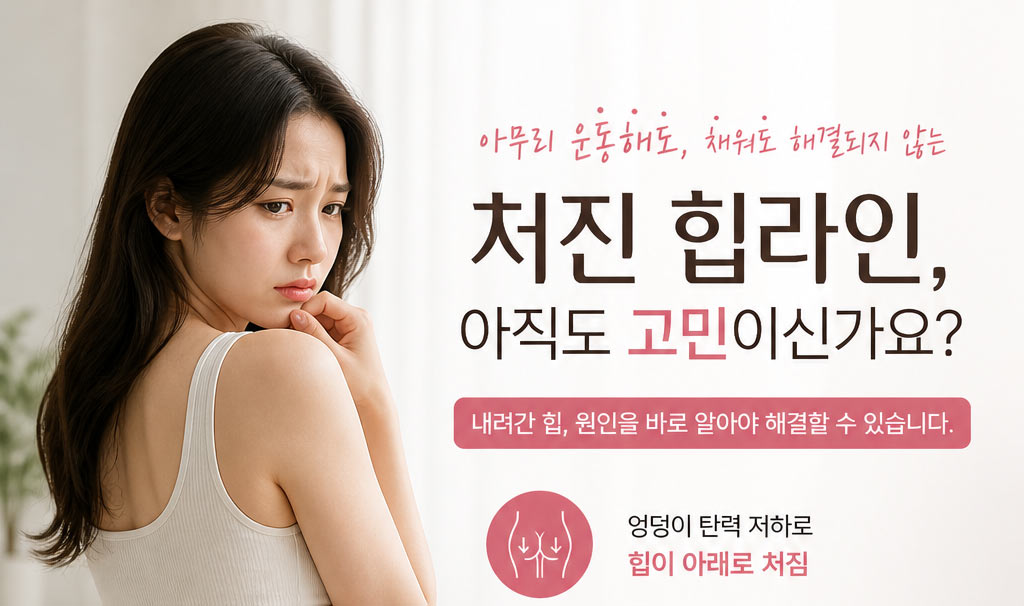 처진 힙라인