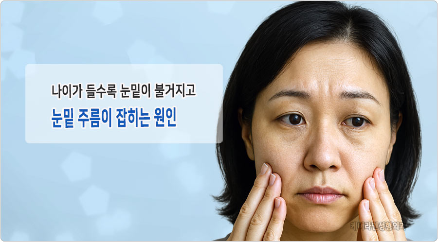 눈밑 주름 원인