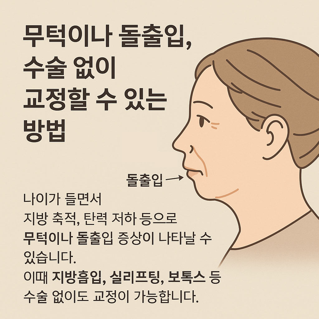 무턱과 돌출입 해결 방법