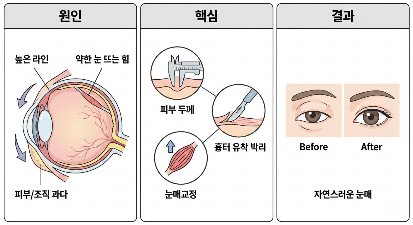 소세지눈 해결 방법