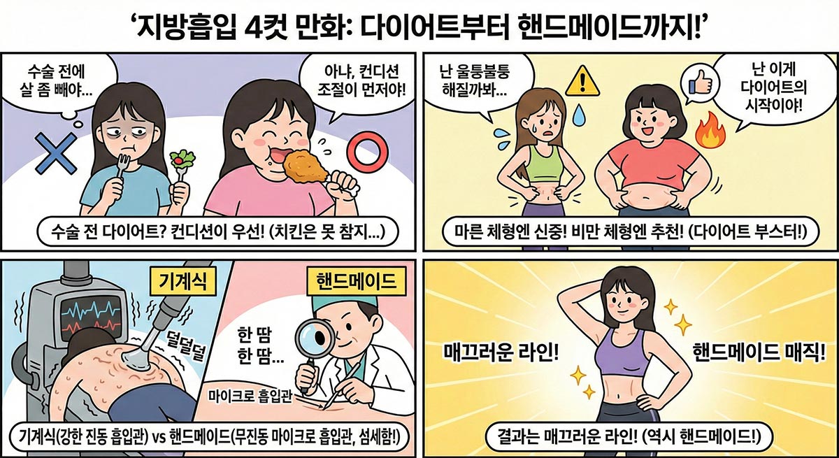 체형별 지방흡입전 다이어트 방법