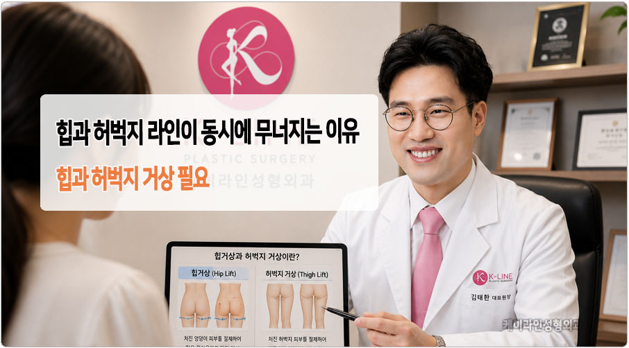힙과 허벅지 라인이 무너지는 이유