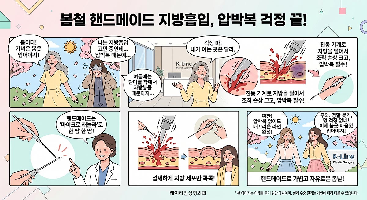 봄철 지방흡입시 압박복 문제