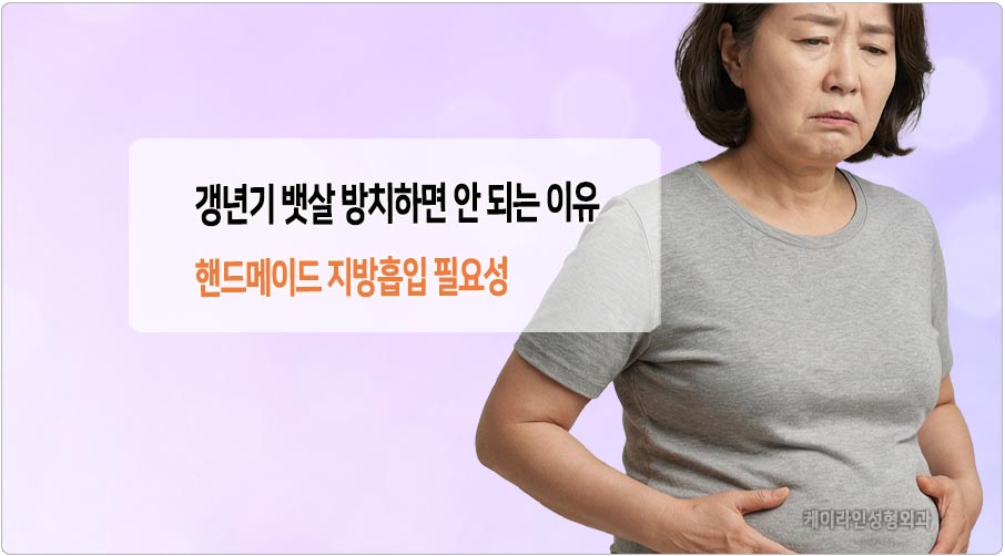 갱년기 뱃살 지방흡입
