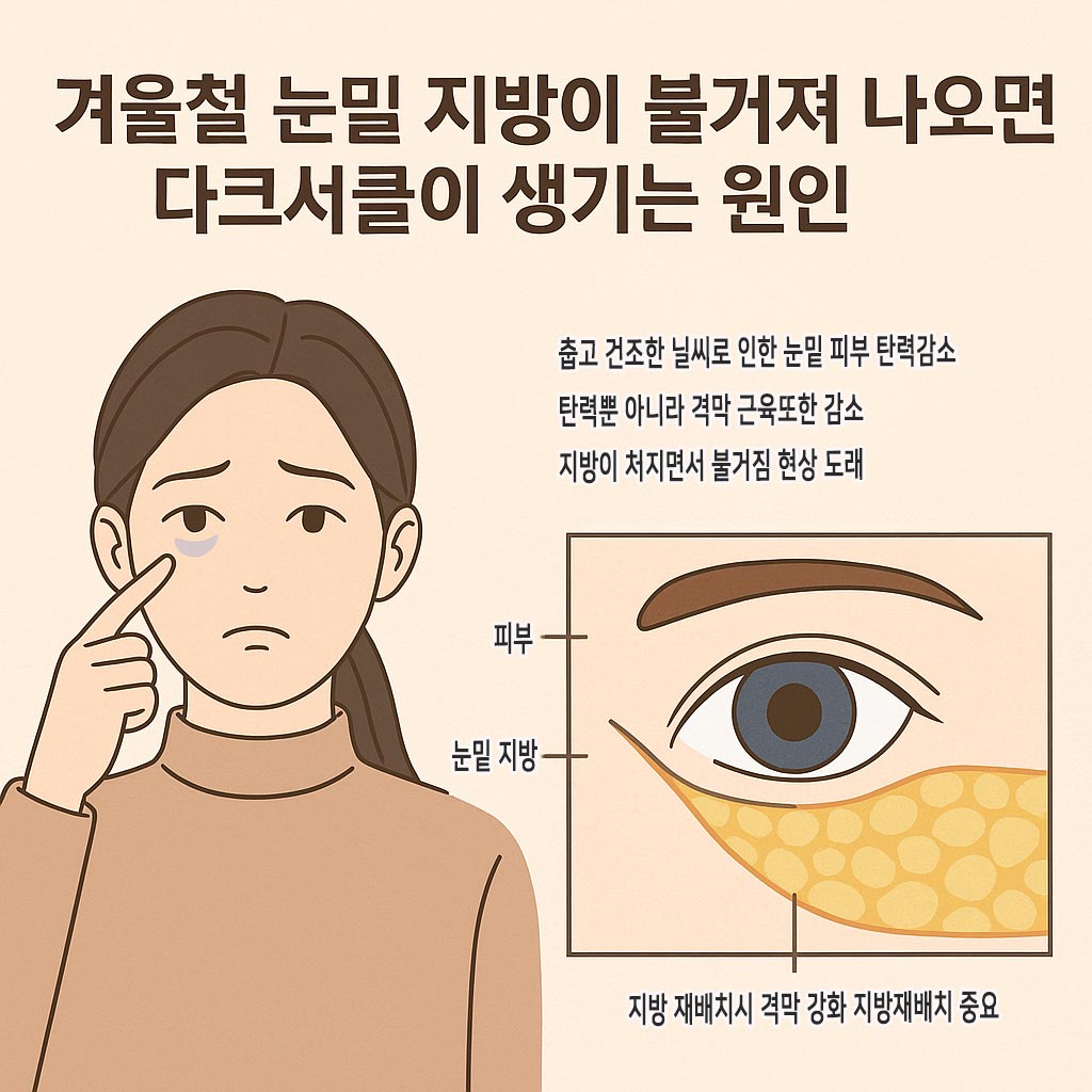 눈밑 다크서클 원인