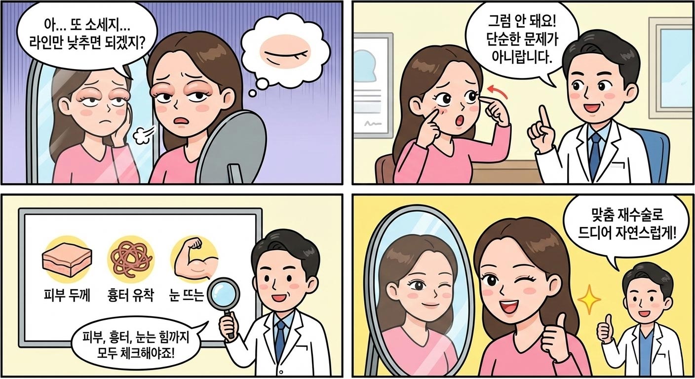 소세지눈 체크사항
