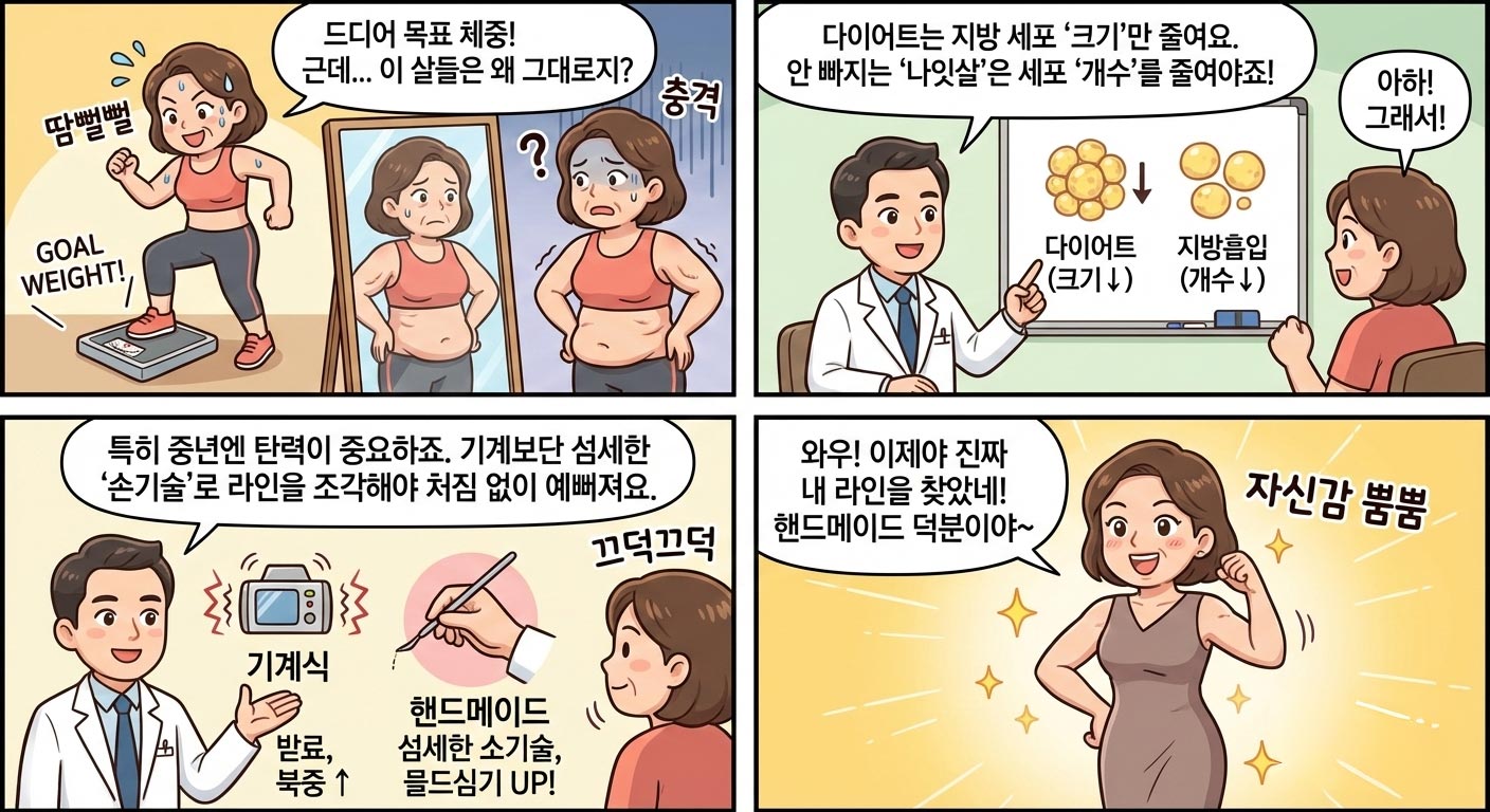 다이어트 후 지방흡입 필요한 이유