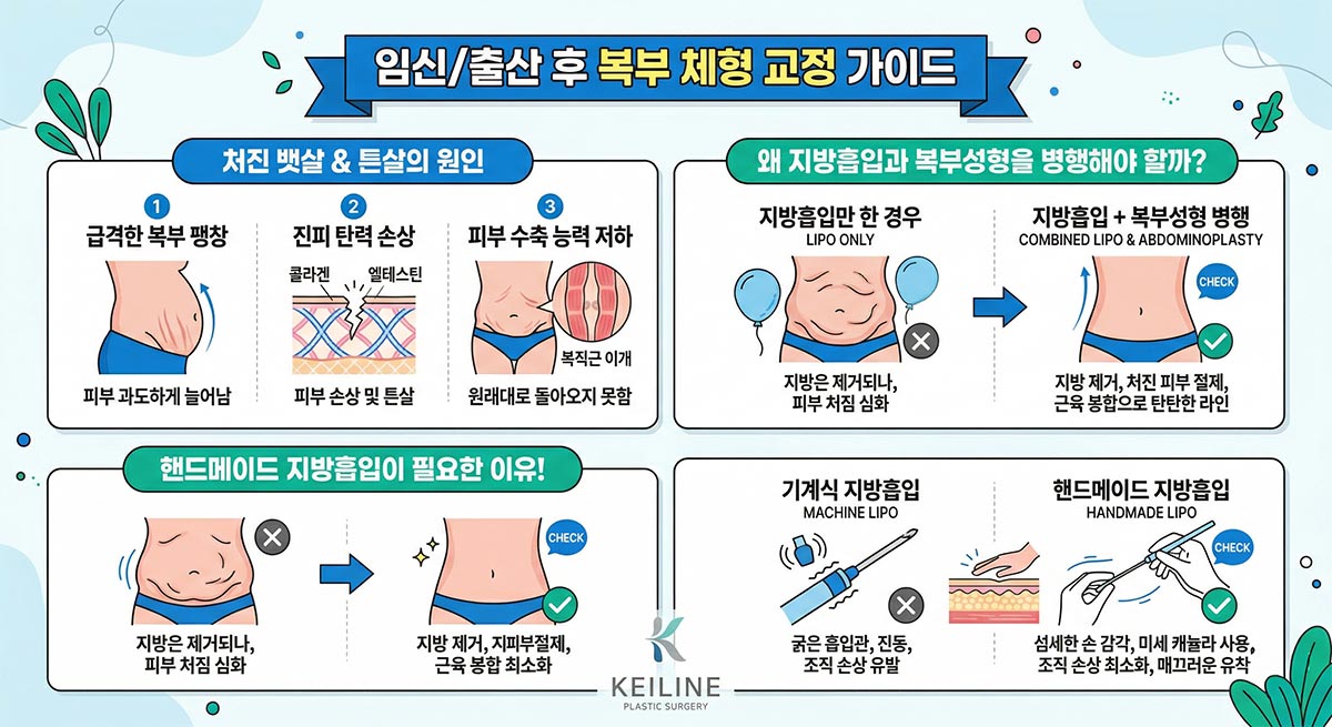 복부성형과 지방흡입 차이점