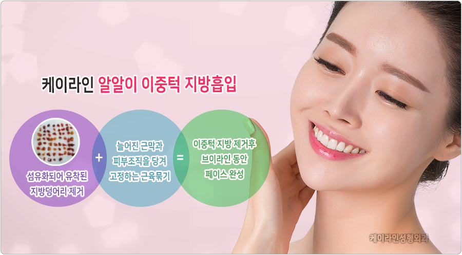 알알이 이중턱 지방흡입