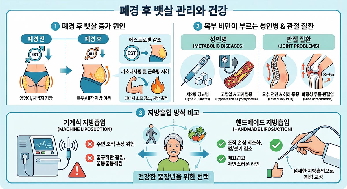 뱃살 핸드메이드 지방흡입 장점