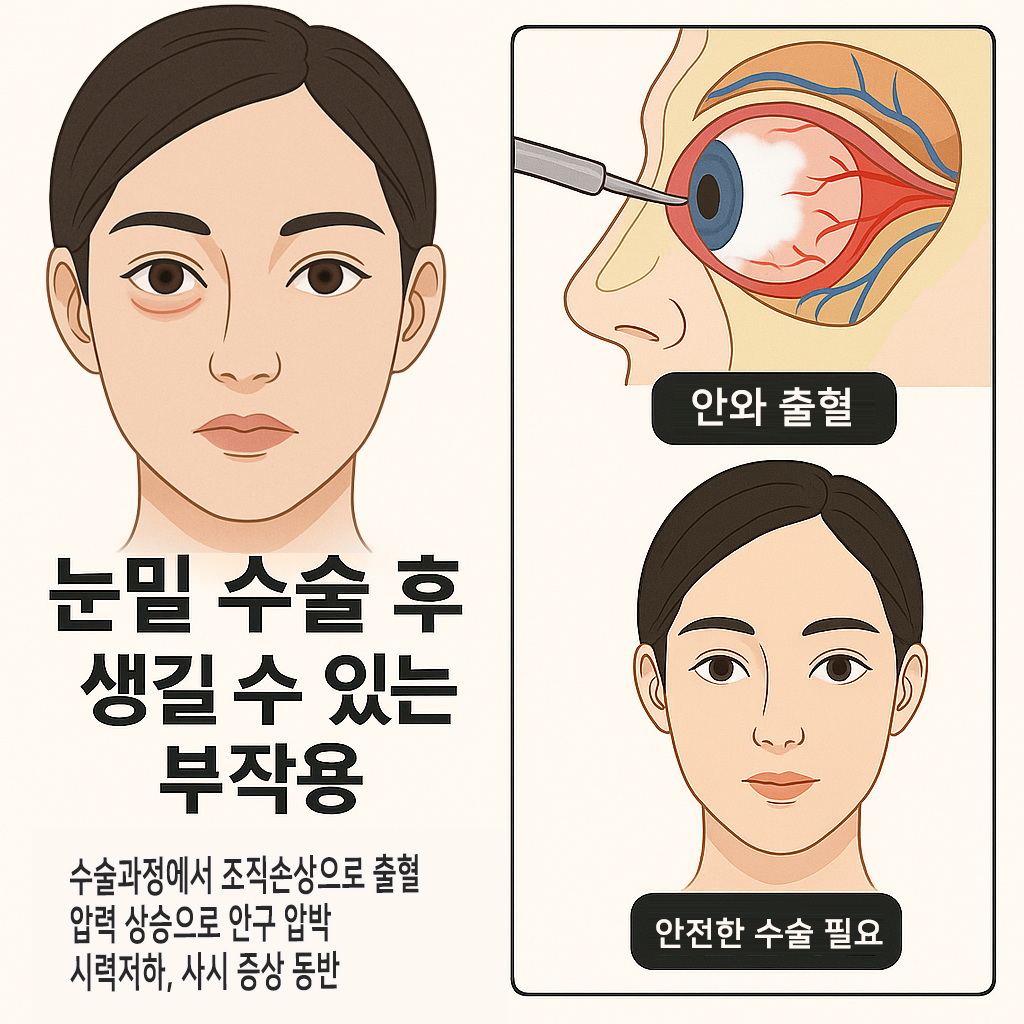 눈밑 성형 부작용