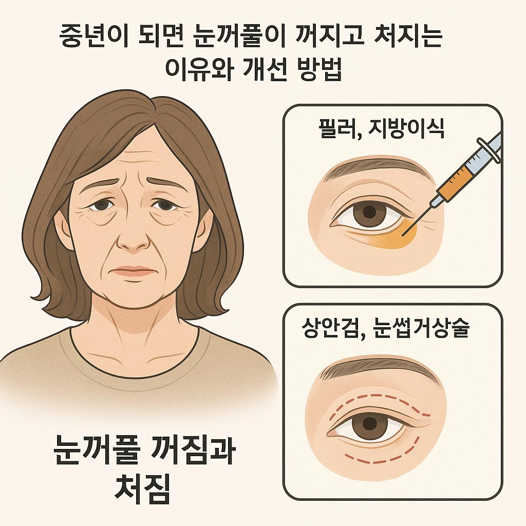 눈꺼풀 꺼짐과 처짐 원인