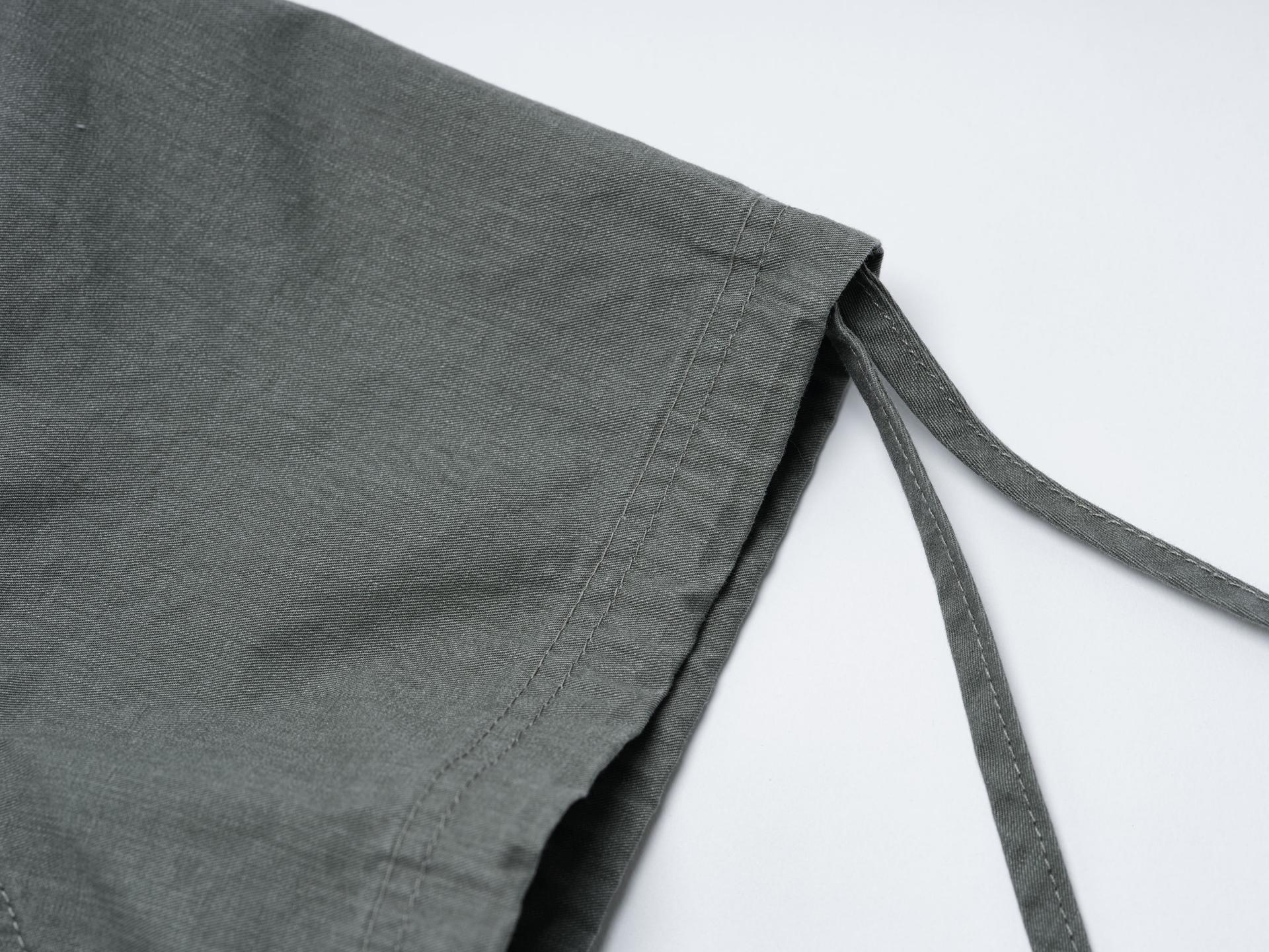SHIRRING POCKET JACKET MUD KHAKI - coyseio