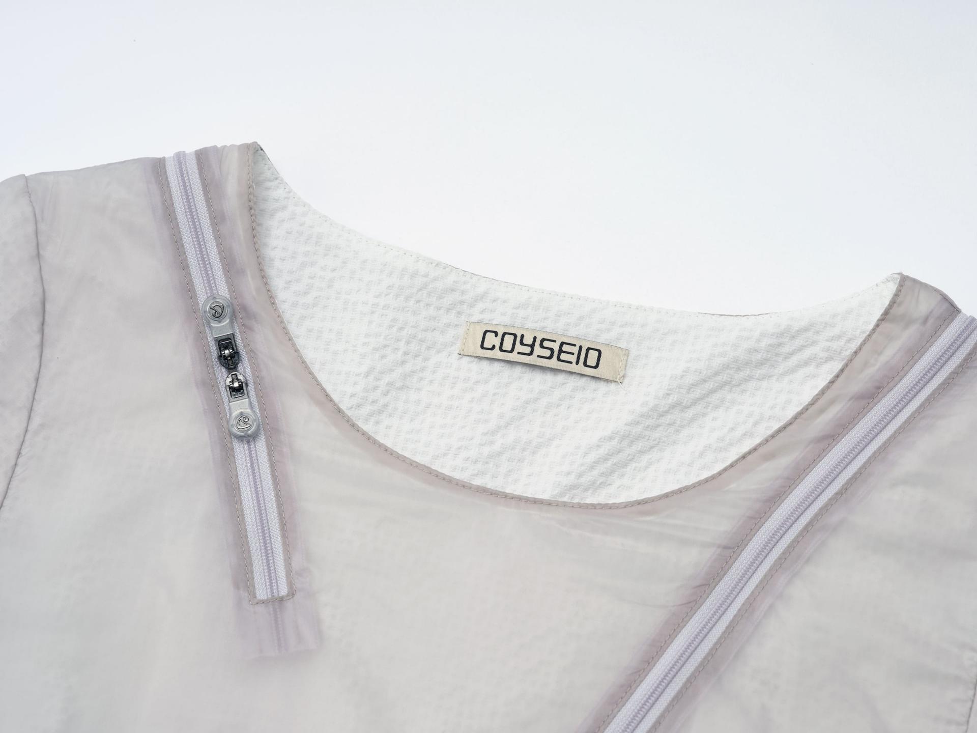 【COYSEIO】送料/関税込 PUFF SHIRRING ONE PIECE PUFF SHIRRING ONE PIECE PURPLE GREY - coyseio
