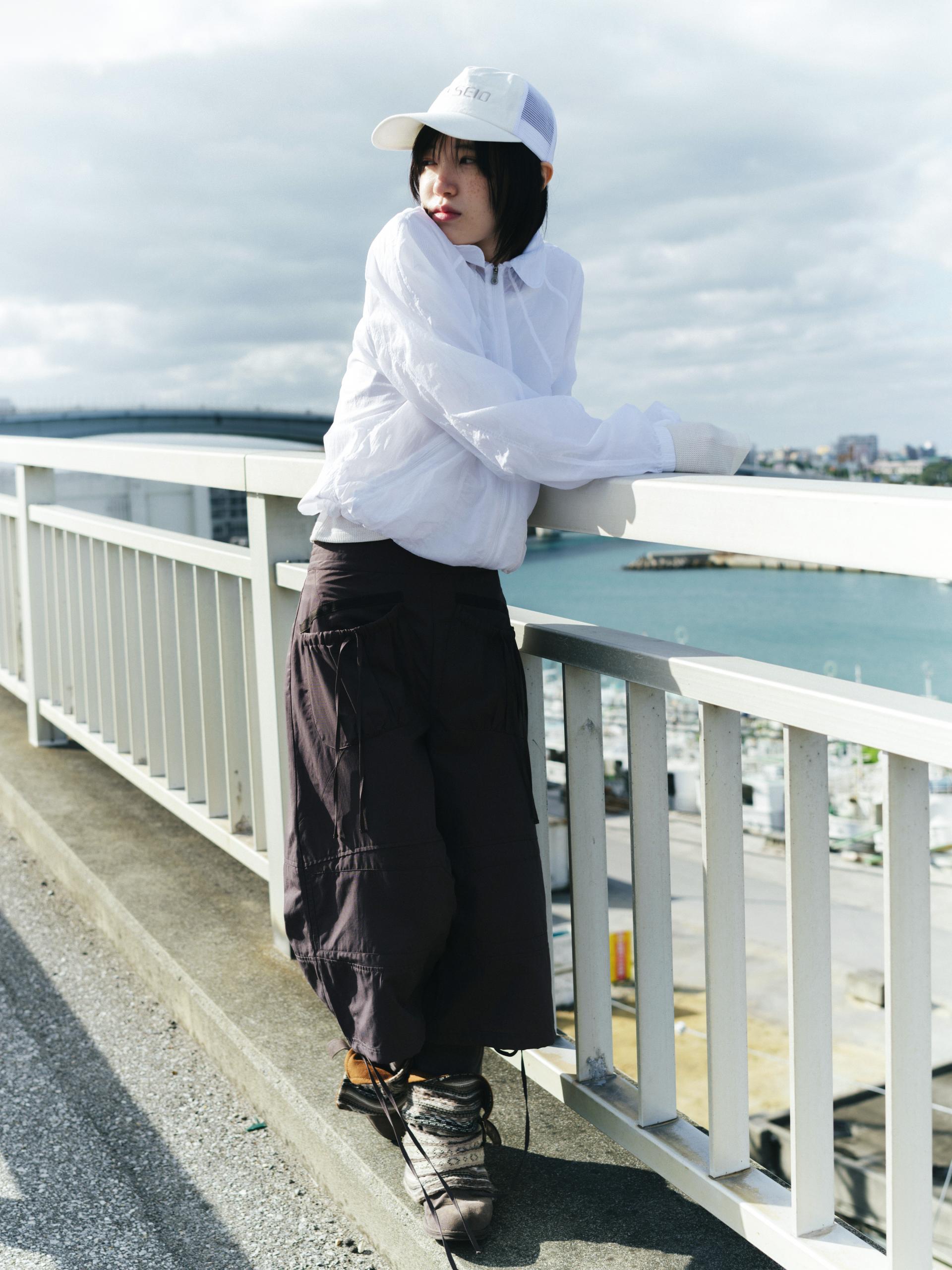 ROUND COLLAR RIBBON JACKET WHITE - coyseio