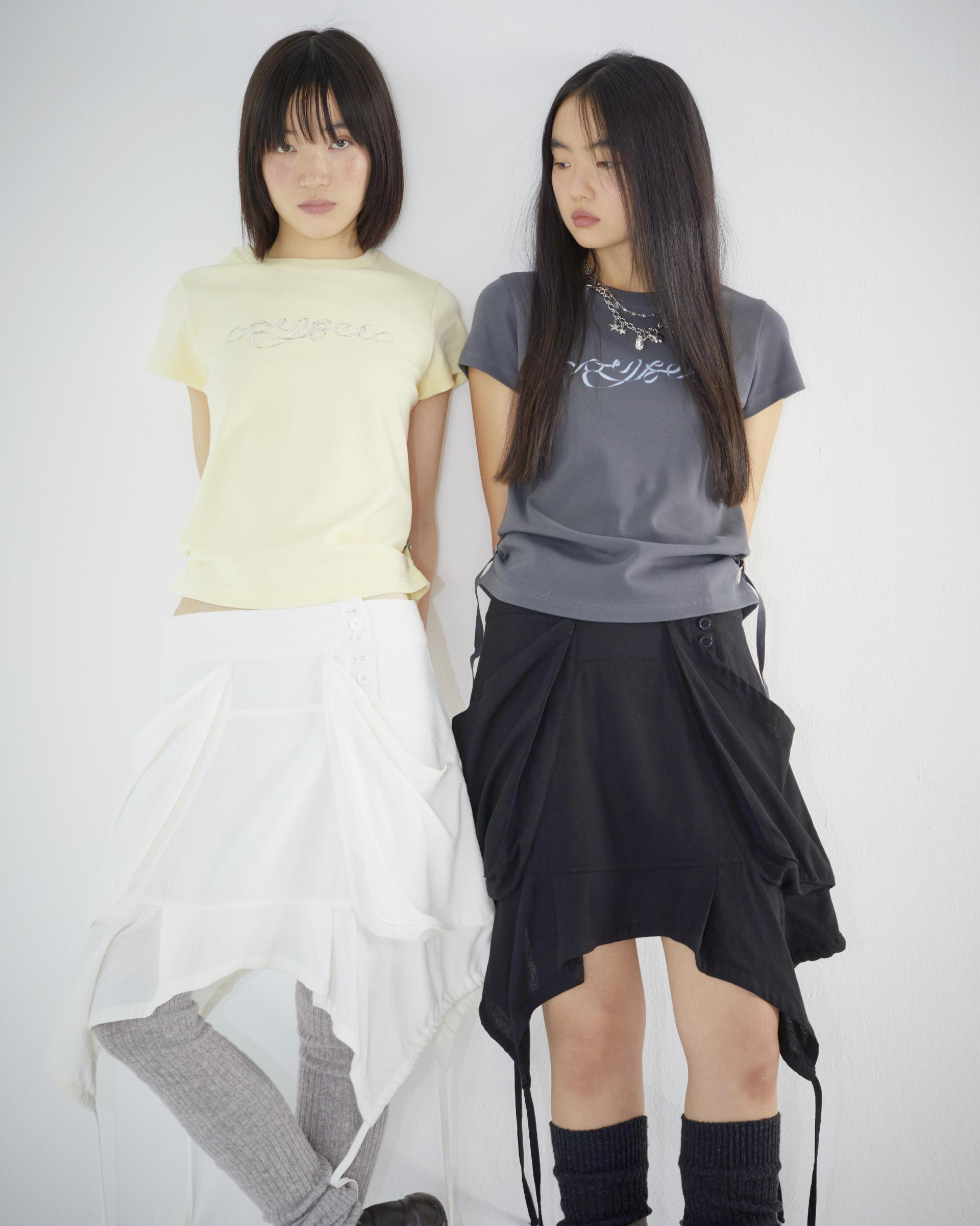 FAIRY STRING SKIRT WHITE - coyseio