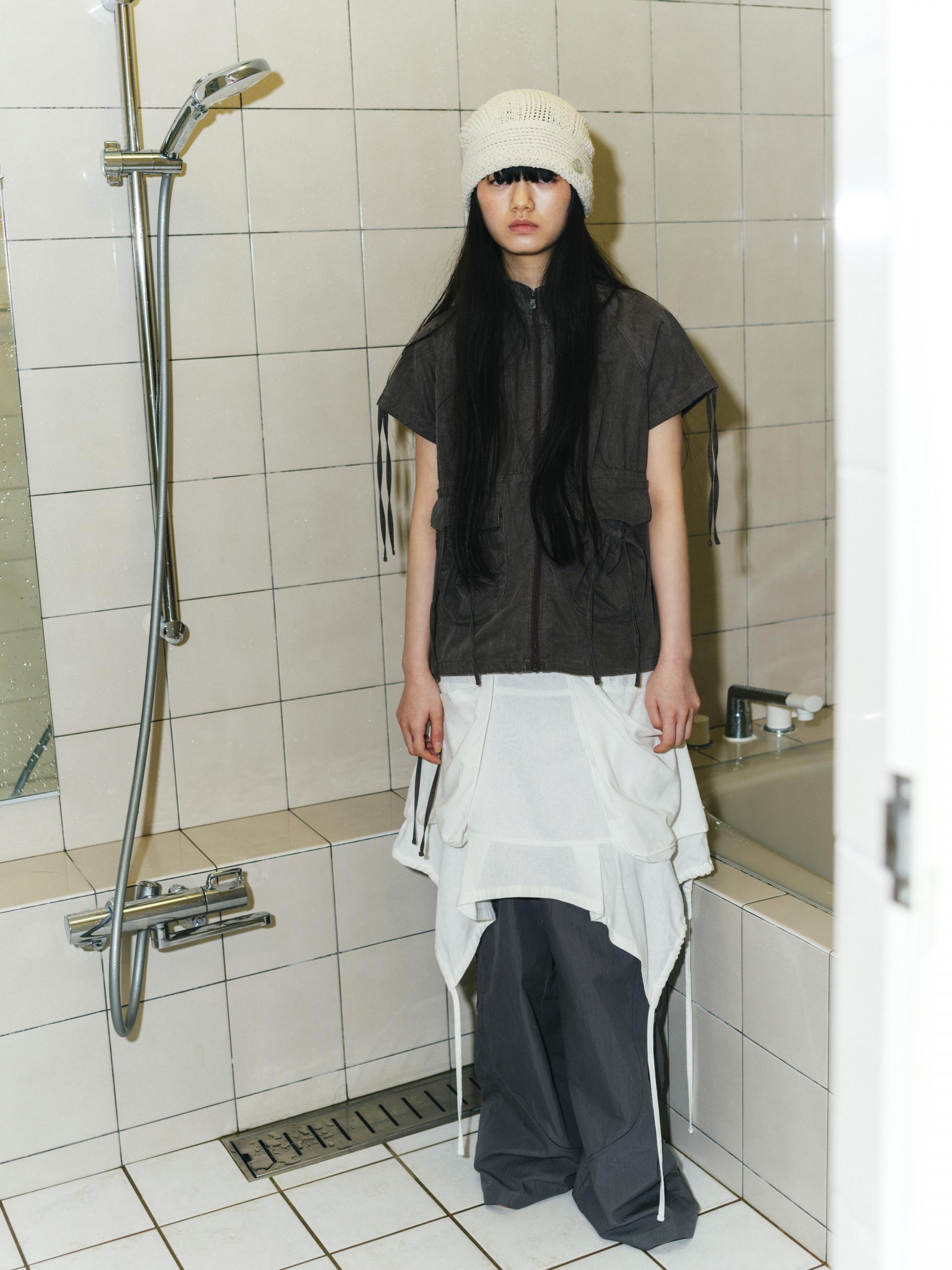 【１着でも送料無料】 FAIRY STRING SKIRT WHITE - coyseio スカート
