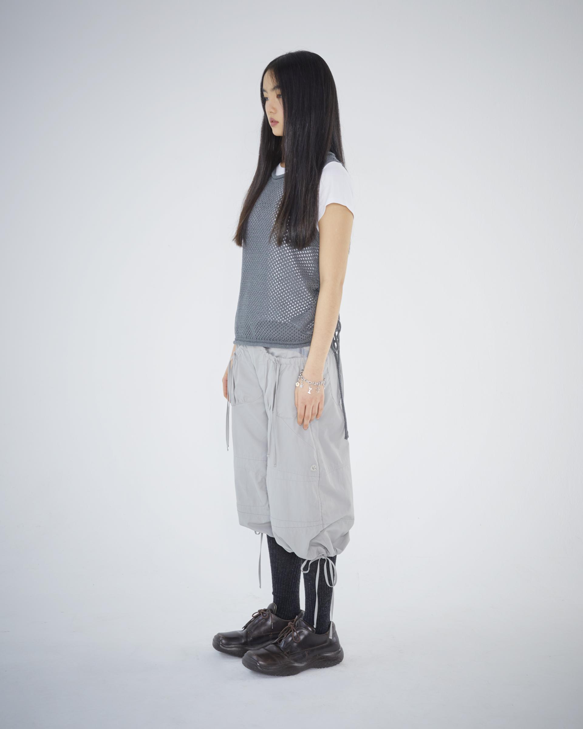 MUSINSA | COYSEIO SCASI SLEEVELESS KNIT CHARCOAL