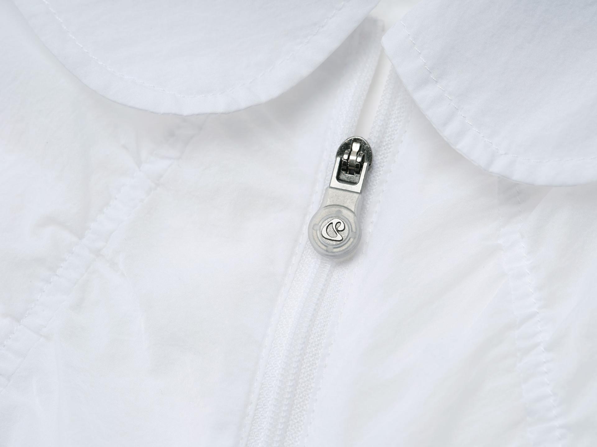 ROUND COLLAR RIBBON JACKET WHITE - coyseio ROUND COLLAR RIBBON JACKET WHITE - coyseio