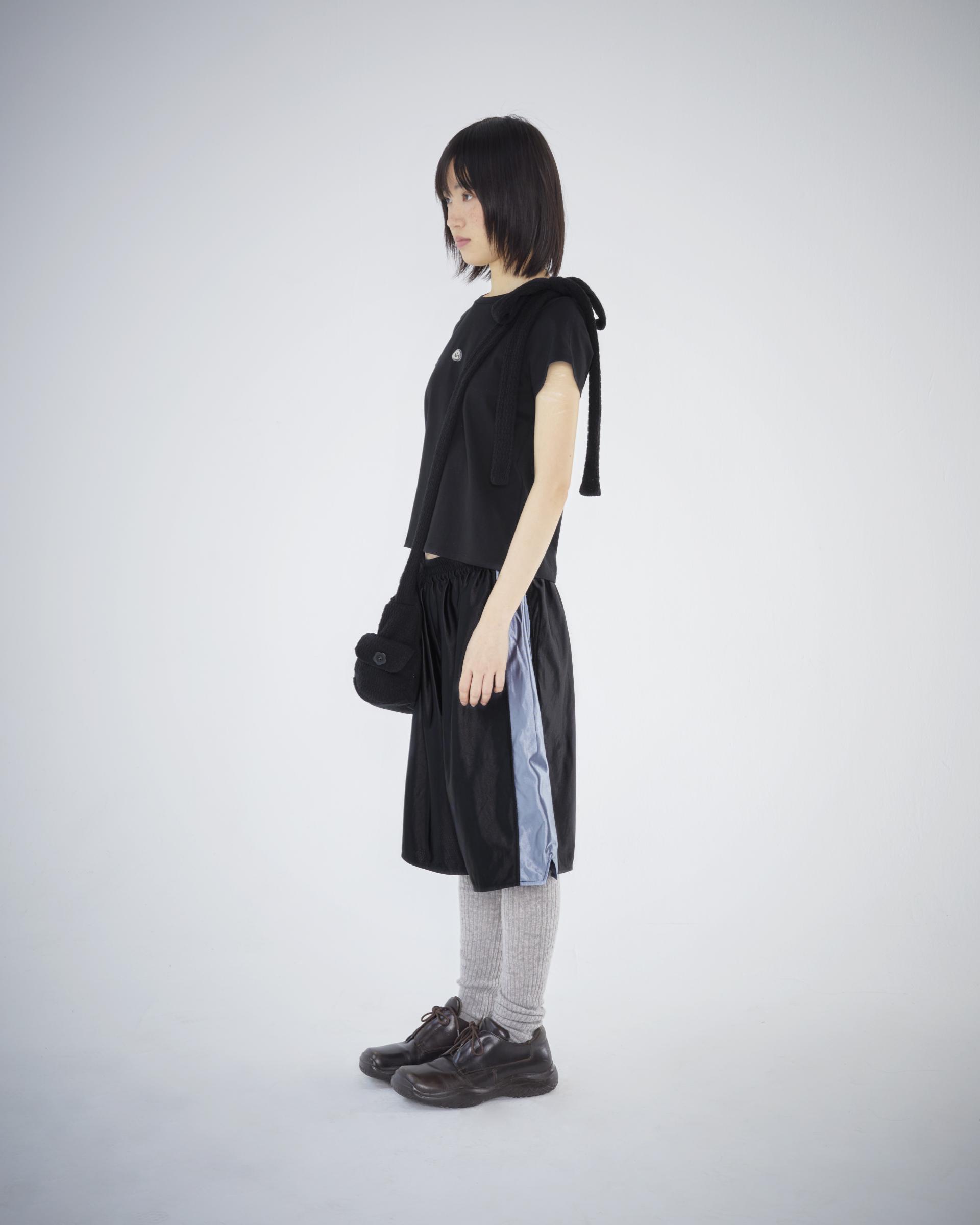 SHINING TRIKOT SHORTS BLACK - coyseio