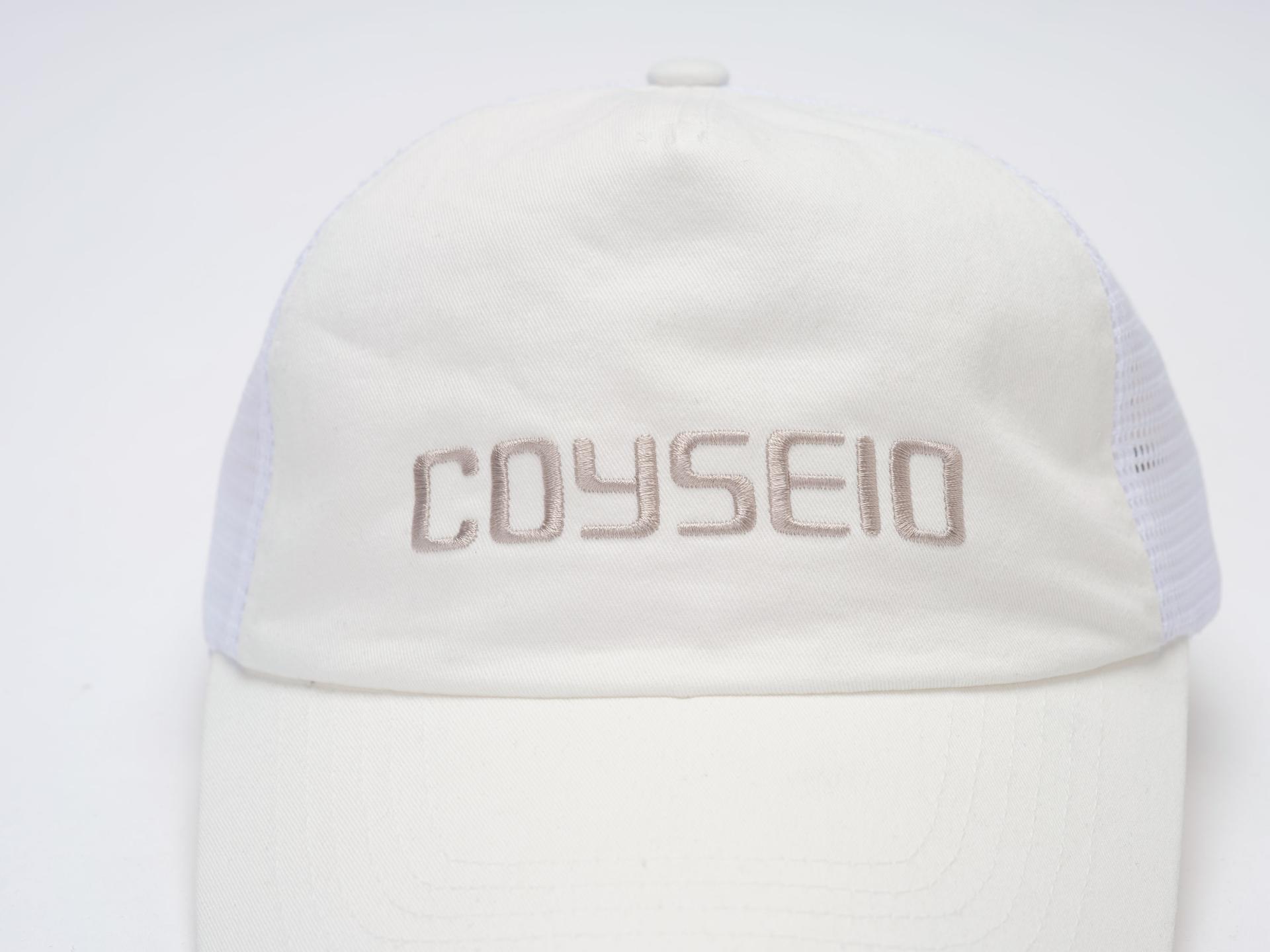 MUSINSA公式 | COYSEIO LOGO MESH CAP WHITE