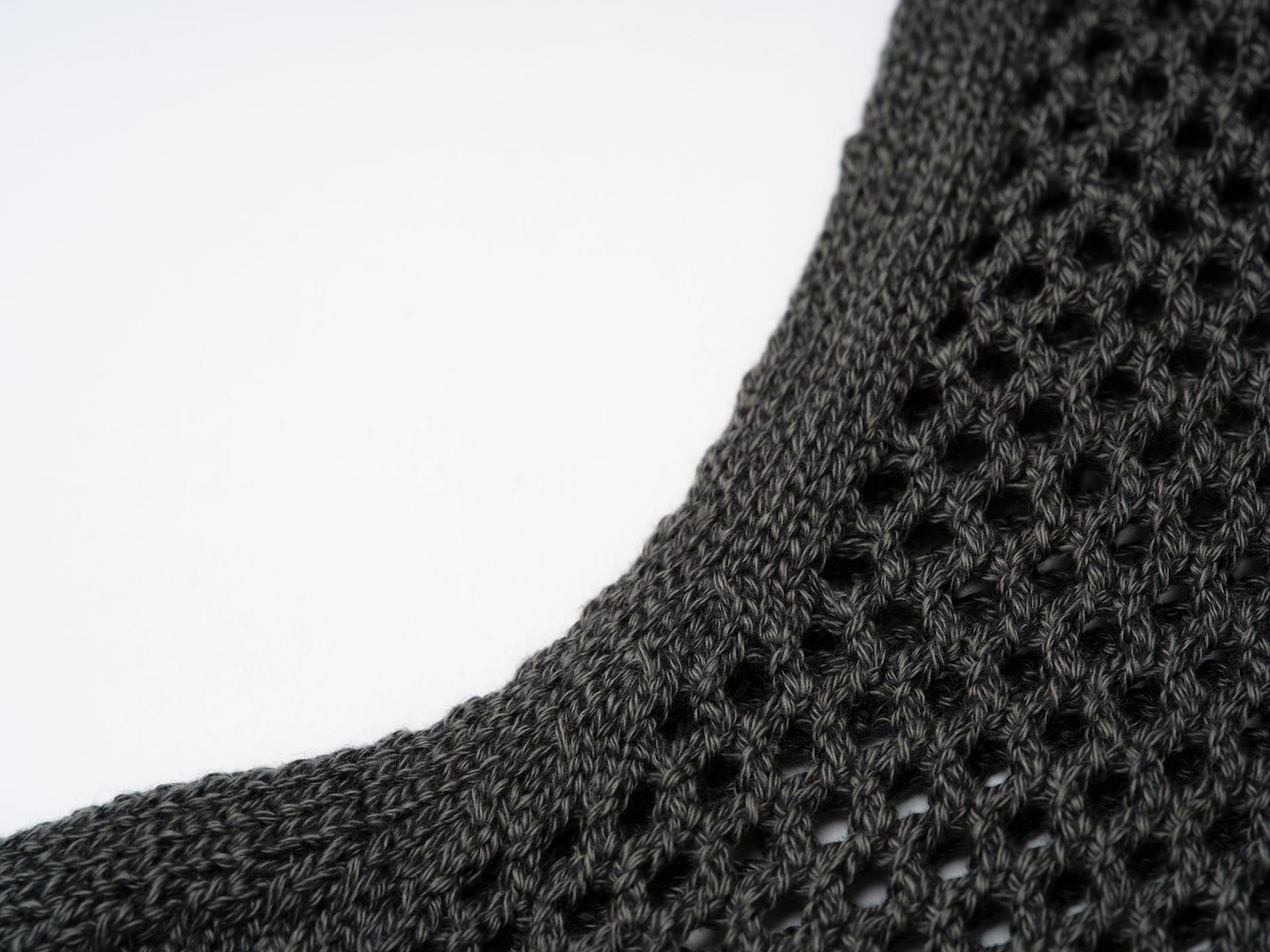 SCASI SLEEVELESS KNIT CHARCOAL - coyseio