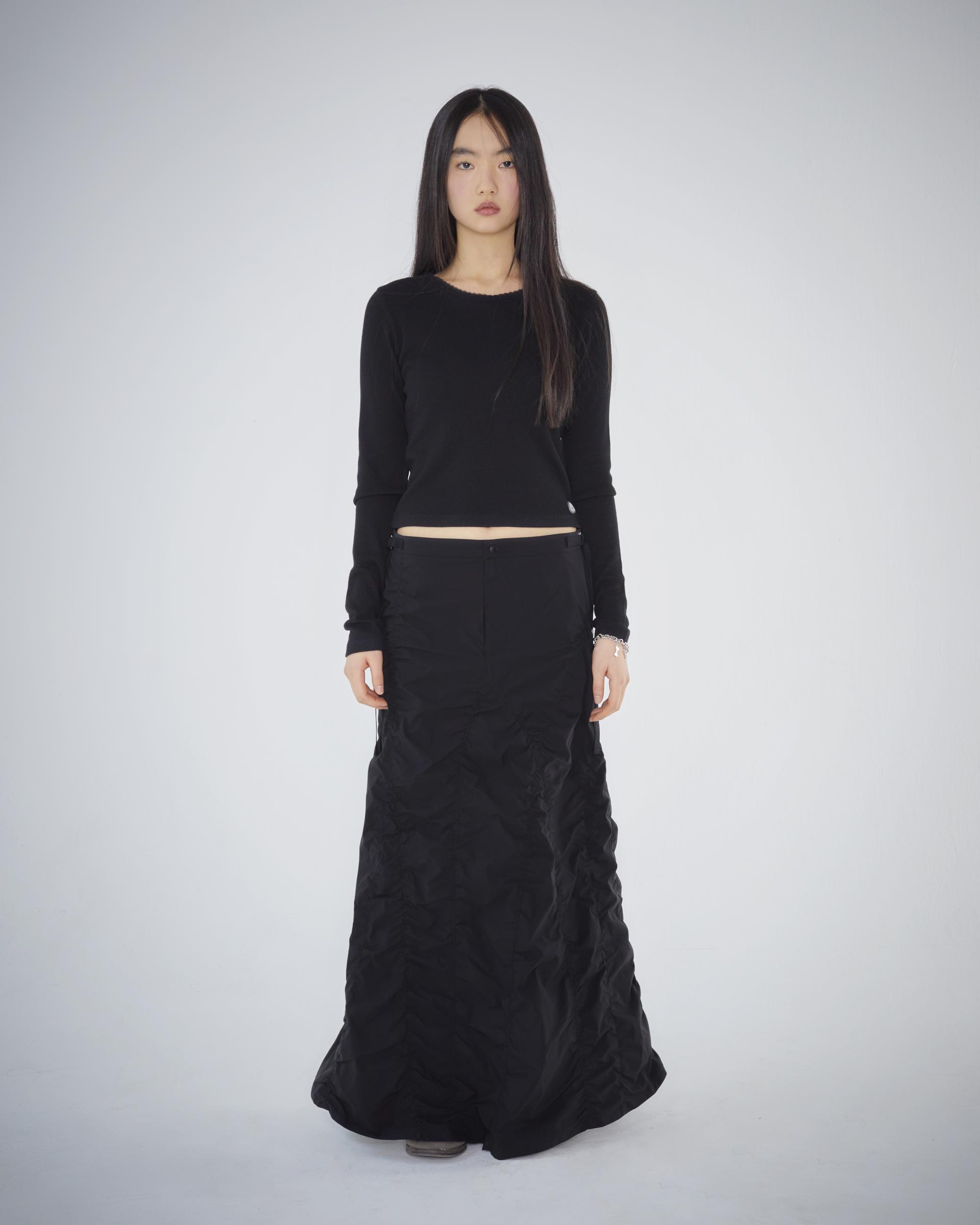 MUSINSA | COYSEIO LACE WAFFLE LONGSLEEVES BLACK MUSINSA | COYSEIO LACE WAFFLE LONGSLEEVES BLACK