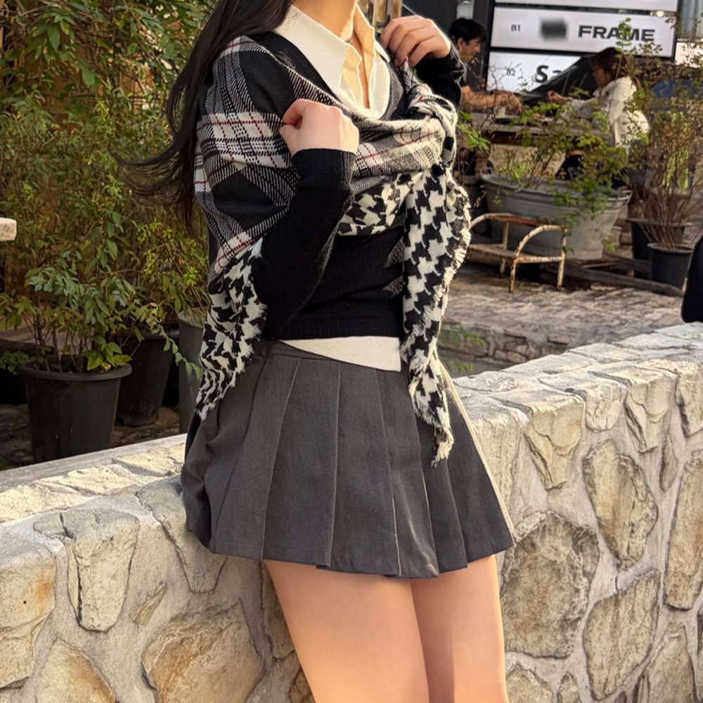 CITRUS 체크콤비 스카프_OH4D12105