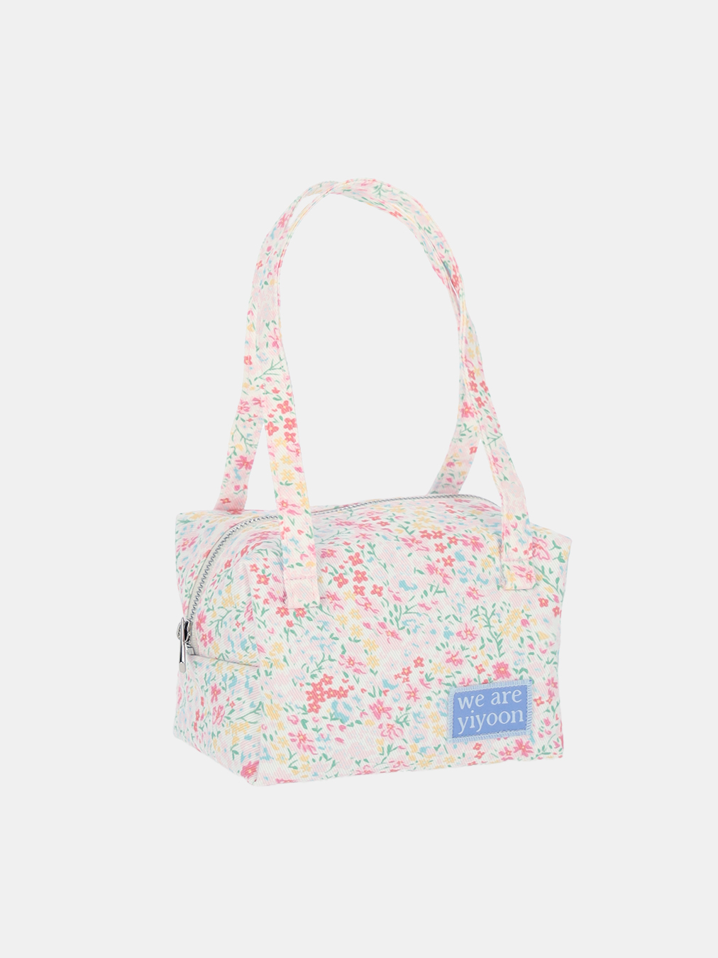 Handy pouch (pink flower)