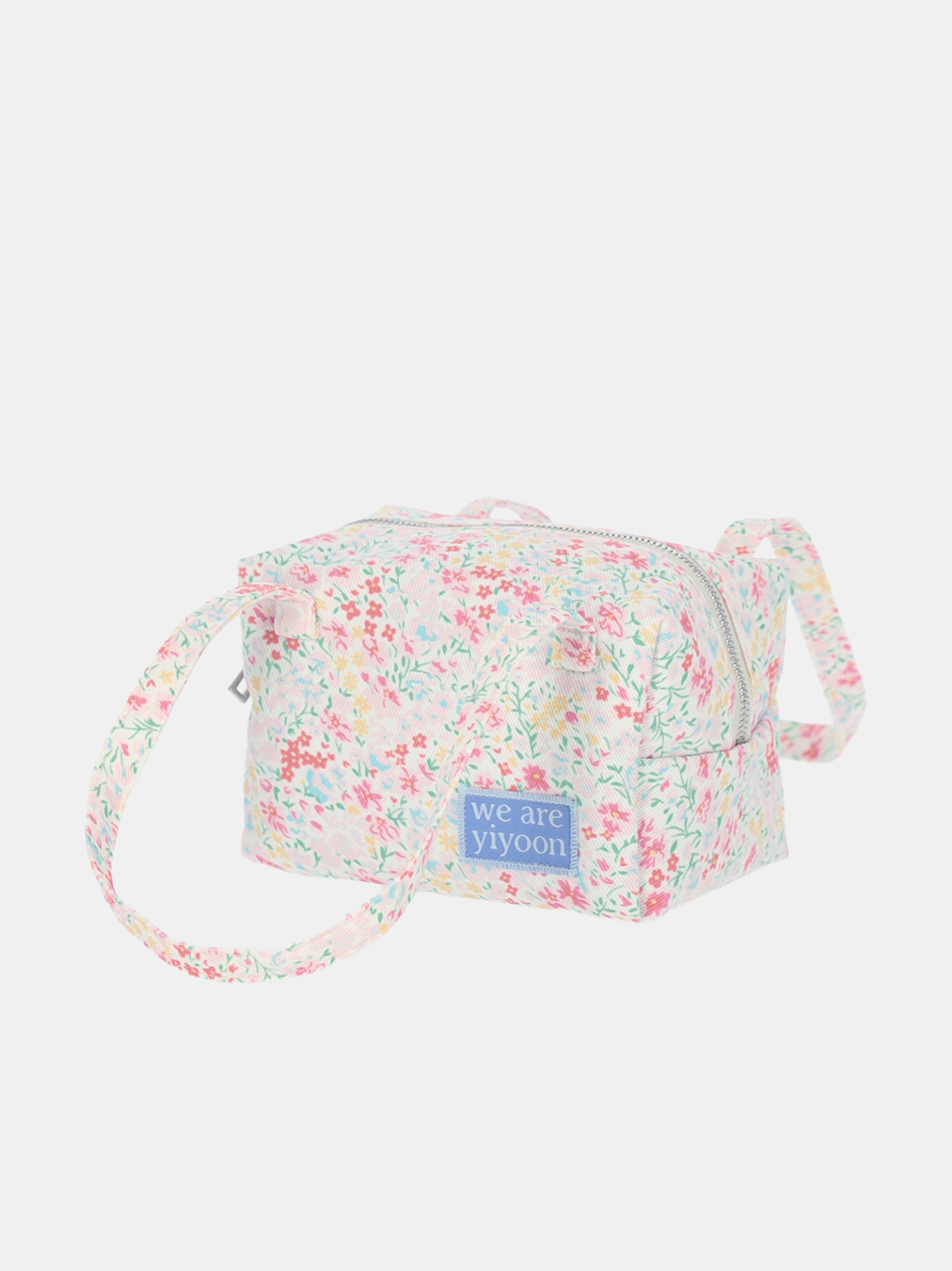 Handy pouch (pink flower)