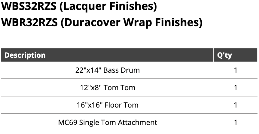 타마 스타클래식 월넛버찌 MPB 4기통 드럼세트 / TAMA Starclassic Walnut Birch(10T,12T,16FT,22BD) _MPB