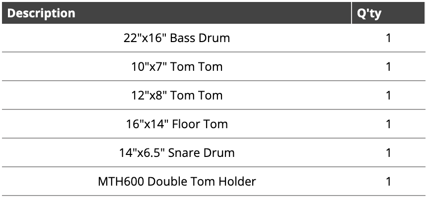 타마 슈퍼스타클래식 메이플쉘 TAMA SuperStar-Classic 5기통 메이플 하드웨어포함세트(SM5W)