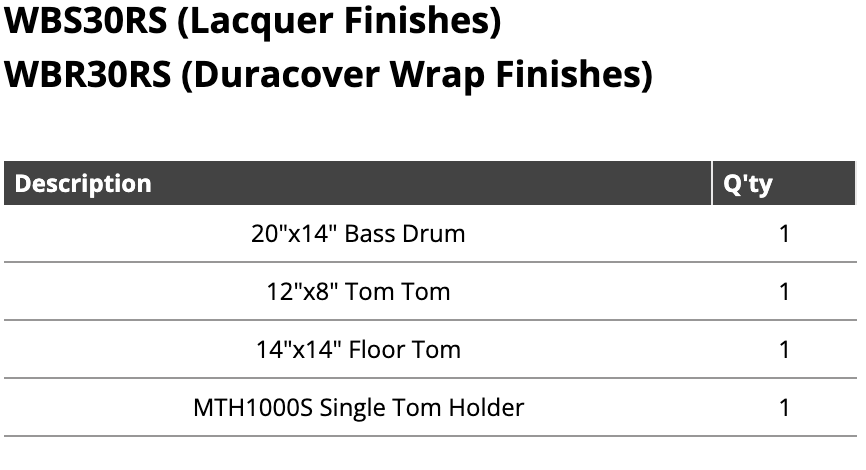 타마 스타클래식 월넛버찌 MPB 4기통 드럼세트 / TAMA Starclassic Walnut Birch(10T,12T,16FT,22BD) _MPB